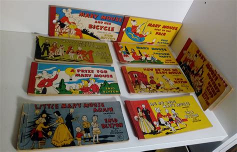 8 Vols Mary Mouse By Enid Blyton 1 Little Mary Mouse Again 2 We Do Love Mary Mouse 3 A Prize