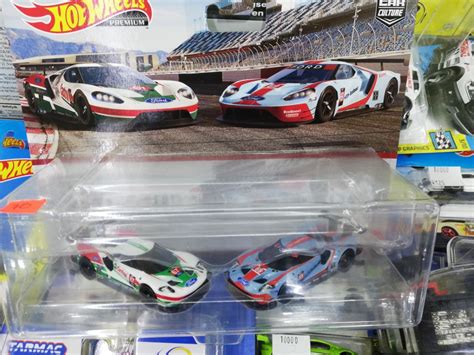 Hot Wheels Premium Ford Gt Twinpack Two Pack Hobbies Toys Toys Games On Carousell
