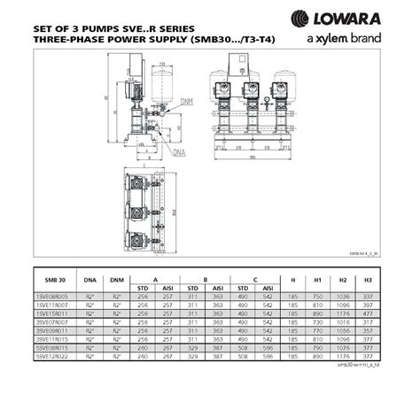 Lowara Smb Variable Speed Twin Pump Booster Set