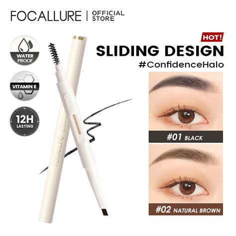 Jual Focallure Eyebrow Tahan Air Sliding Pensil Alis Confidencehalo