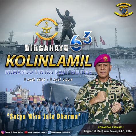 Dirgahayu Ke Komando Lintas Laut Militer Kolinlamil