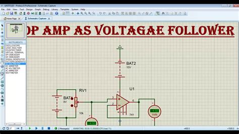 How To Work Voltage Follower Circuit Youtube