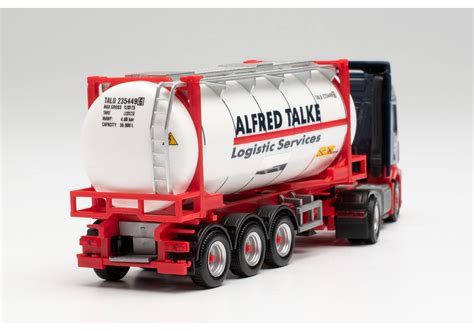 Herpa Mercedes Benz Actros Streamspace 2 3 18 Swapcontainer Sattelzug