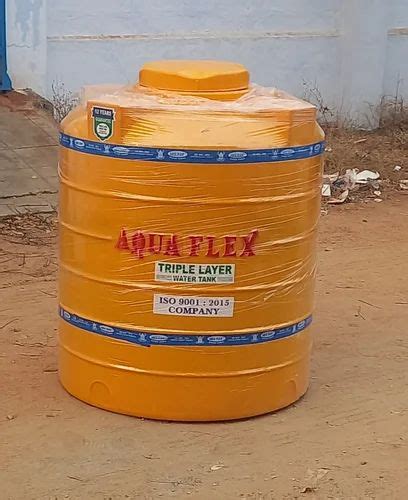 Aqua Flex Ltr Yellow Triple Layer Tanks L At Rs Litre In