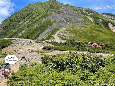 常念山脈縦走（7）東天井岳編 図解ひとり登山