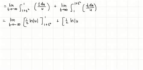 Solvedevaluate The Given Improper Integral Or Show That It Diverges ∫