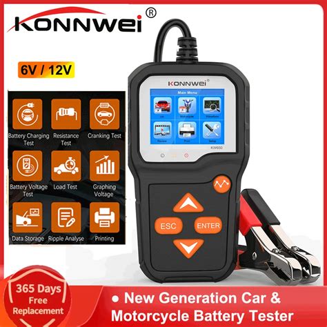 Konnwei Kw Car Battery Tester Analyzer To Cca V V