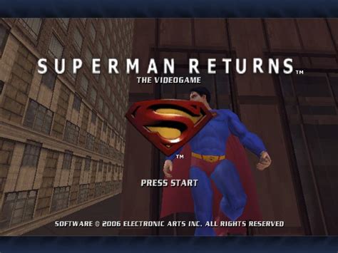 Superman Returns The Videogame Gallery Screenshots Covers Titles