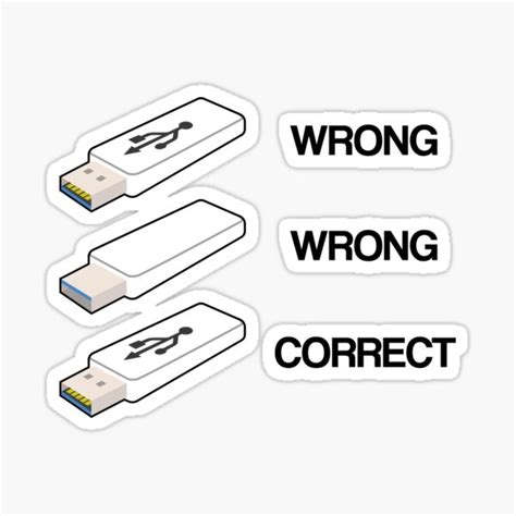 Usb Meme Sticker For Sale By Megalawlz Redbubble