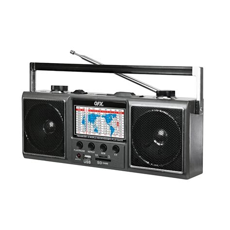 Best Buy Qfx Band Radio And Mp Music Player With Am Fm Sw Radio