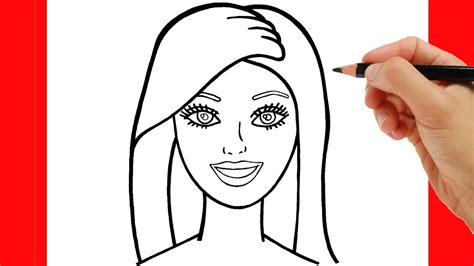 How To Draw A Barbie Youtube