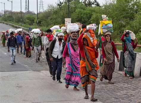 In Pictures The Long Road Home For Indias Migrant Workers