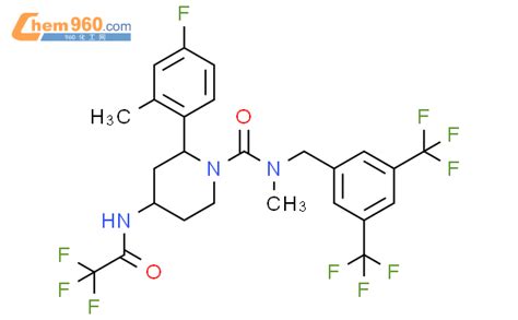 629928 57 0 1 Piperidinecarboxamide N 3 5 Bis Trifluoromethyl Phenyl