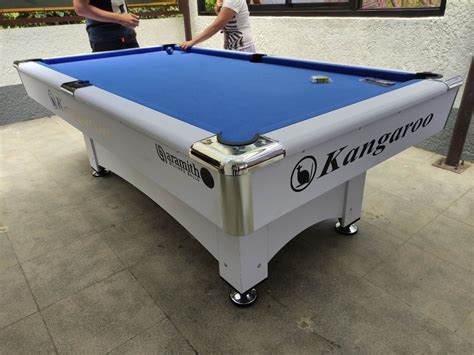 KANGAROO 4x8 MDF WHITE JUNIOR SIZE BILLIARD TABLE Sports Equipment