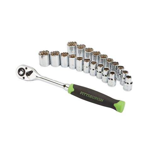 Sae And Metric Socket Set 51 Piece