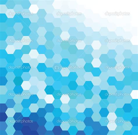 Blue Hexagonal Pattern Stock Vector EnginKorkmaz 34838973