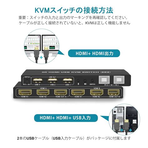 【2022正規激安】 Aten Cs1844 4ポート Hdmiデュアルディスプレイ Kvmpスイッチ 2ポートusb 30ハブ搭載 4k