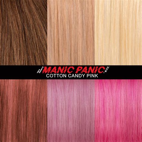 Manic Panic 8oz High Voltage Classic Cream Formula Colour Cotton Candy Pink Hair Dye Pink Hair