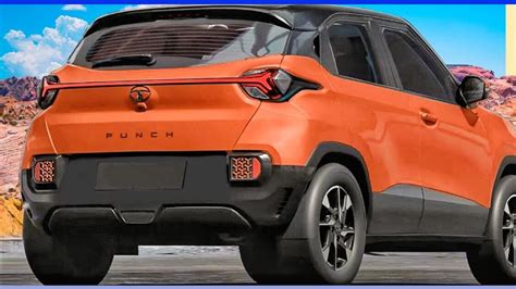 Tata Punch Facelifts Rear End Visualized Launch When