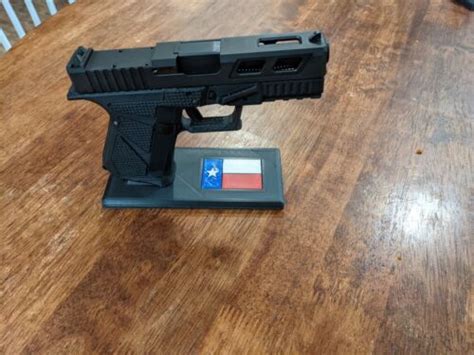 Texas Flag Pistol Display Stand Made For Any Model Glock Sig Taurus