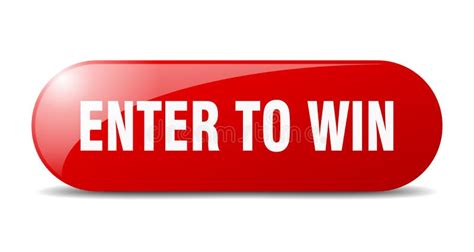 Enter To Win Sticker. Enter To Win Square Isolated Sign Stock Vector ...