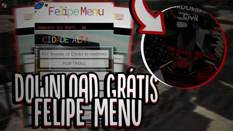 NOVO Script FELIPE MENU Para DESTRUIR Os Roleplays De ROBLOX