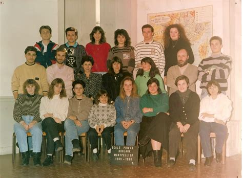 Photo de classe Bac Pro Secrétariat et comptabilité de 1990 ECOLE