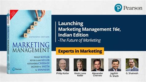 Pearson Marketing Management 16E Indian Edition Launch YouTube