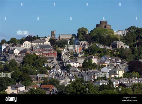 Launceston; Town and Castle; Cornwall; UK Stock Photo - Alamy