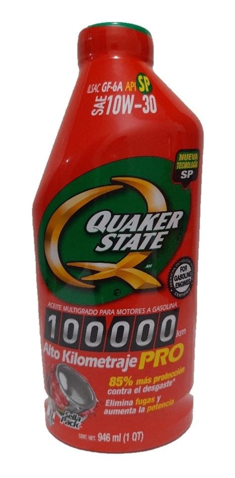 Aceite Multigrado Alto Kilometraje W Quaquer State Lts Env O Gratis