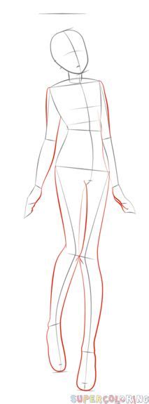 Learn How To Draw Anime Body Female Body Step By Step Drawing