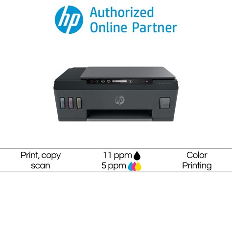 Hp 500 Smart Tank All In One Thermal Inkjet Printer 4sr29a Lazada Ph