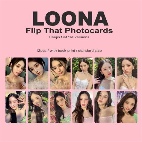 Loona Flip That Heejin Photocards Hobbies Toys Memorabilia