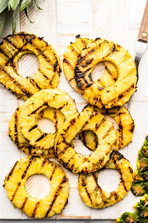 Grilled Pineapple Slices - The Whole Cook