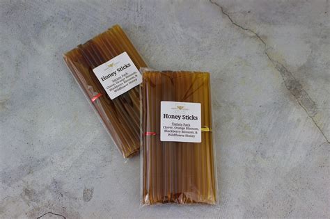 Honey Stick Variety Pack 40 Natural Pure Raw Honey Sticks On Etsy