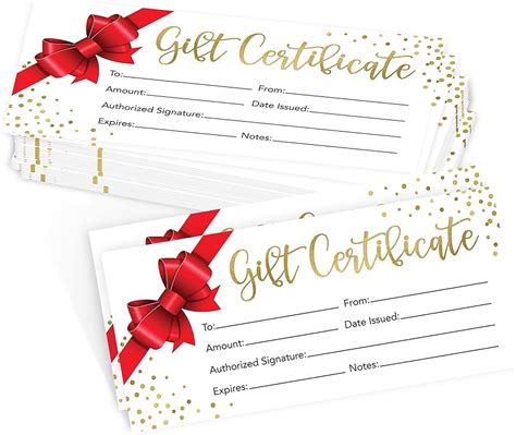 X Christmas Gift Certificates For Business Gifts For Clients