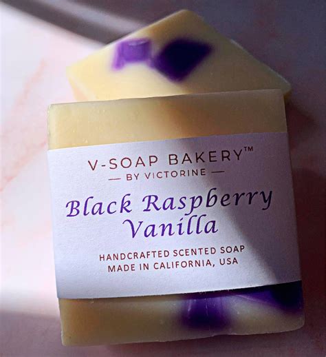 Black Raspberry Vanilla Soap Bar Etsy