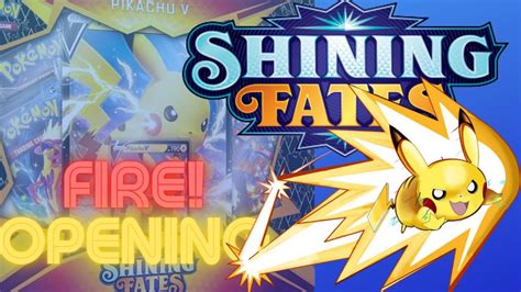 Full Art Pok Mon Shining Fates Pikachu V Collection Opening Youtube