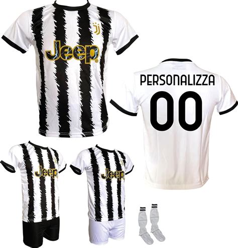 Maglia Calcio Bianconera Taglie Da Bambino E Adulto Personalizza Con