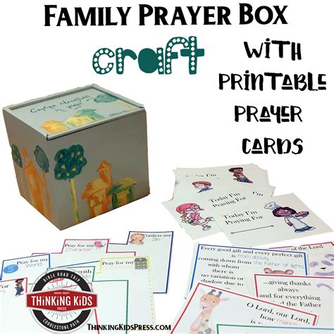 Family Prayer Box Craft With Printable Prayer Cards - Thinking Kids