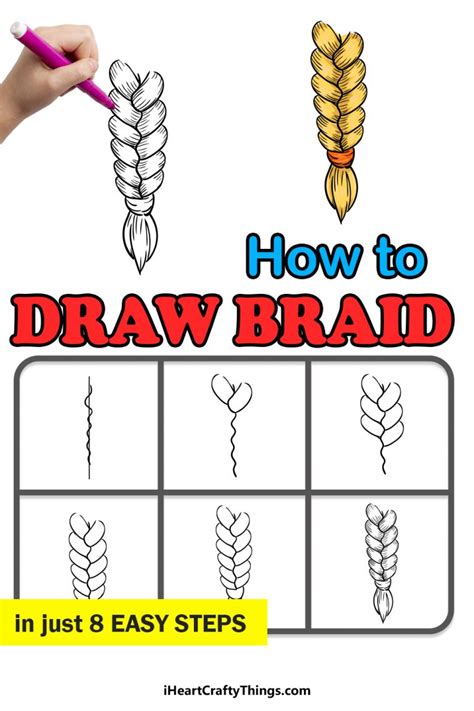 Braid Drawing How To Draw A Braid Step By Step