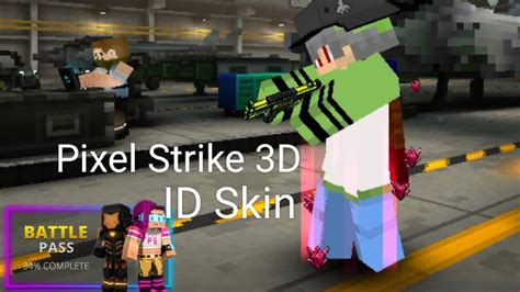 Pixel Strike D Id Skin Sapnap Pixel Youtube