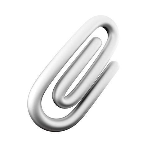 3d Paper Clip Cartoon Icon 3d Model Cgtrader