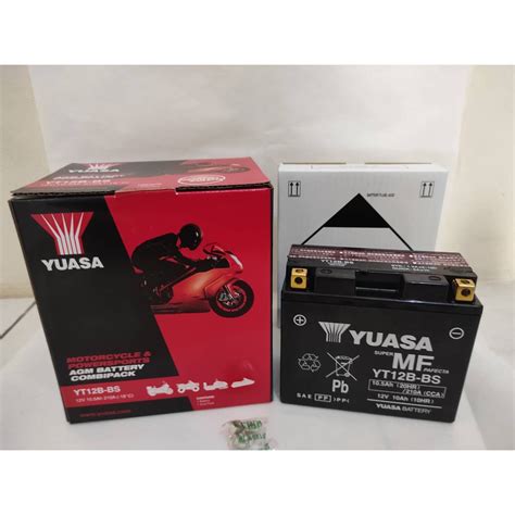 Jual Aki Accu Battery Yuasa Yt B Bs V Ah Ducati Multistrada