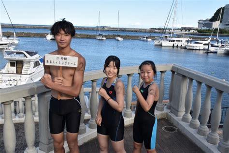 初島・熱海間団体競泳大会 唯一の地元チーム熱海スイミングチームが完泳ならず 伊豆新聞デジタル