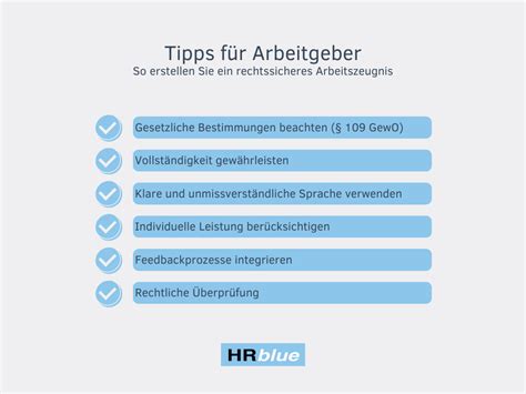 Arbeitszeugnis Schreiben Formulierungen Tipps Hrblue