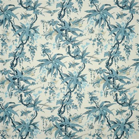 Ralph Lauren Mary Day Botanical Slate Fabric Frl5113 02 Mk Home Interiors