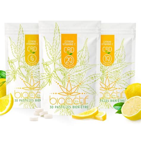 Pastille Bonbon Cbd Citron Vitamine C Cbd Nature