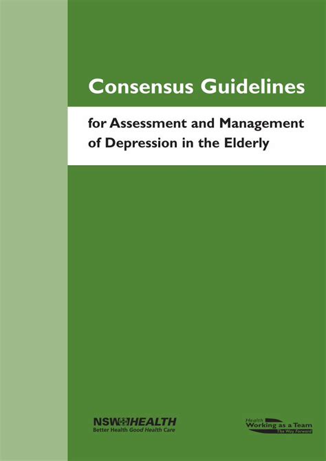 PDF Consensus Guidelines NSW Health NSW Health Consensus