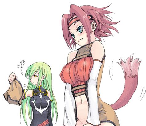 Cc And Kouzuki Kallen Code Geass Drawn By Satouatsuki Danbooru